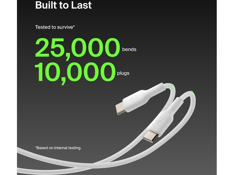 Belkin USB-C kabel 2m (hvid) USB-kabler