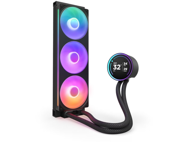 NZXT Kraken 360 Elite V2 2024 RGB Køler (sort) CPU - Vandkøling