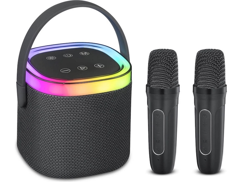 Andersson KEM-D3000 Bærbar karaoke højttaler med 2 mikrofoner Trådløs / Bluetooth højttaler