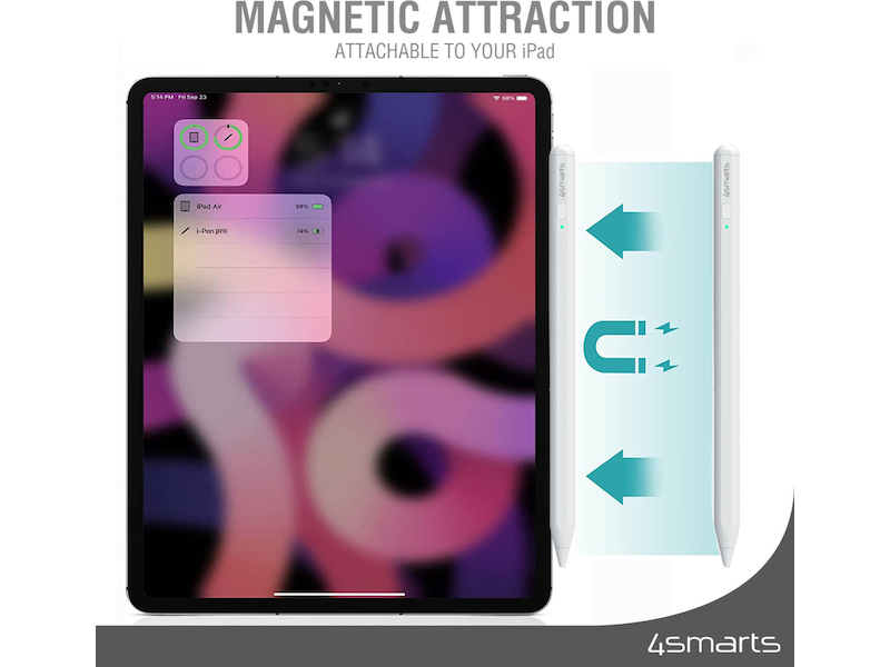 4smarts Pencil Pro 3 iPad stylus (hvid) Tastatur og stylus