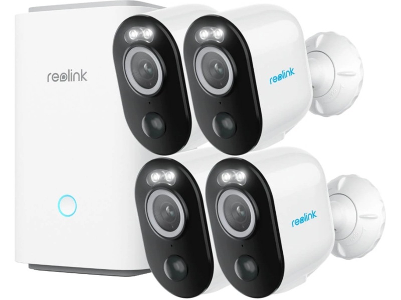 Reolink Home Hub med 4x Argus 3 pro kamera Overvågningskameraer