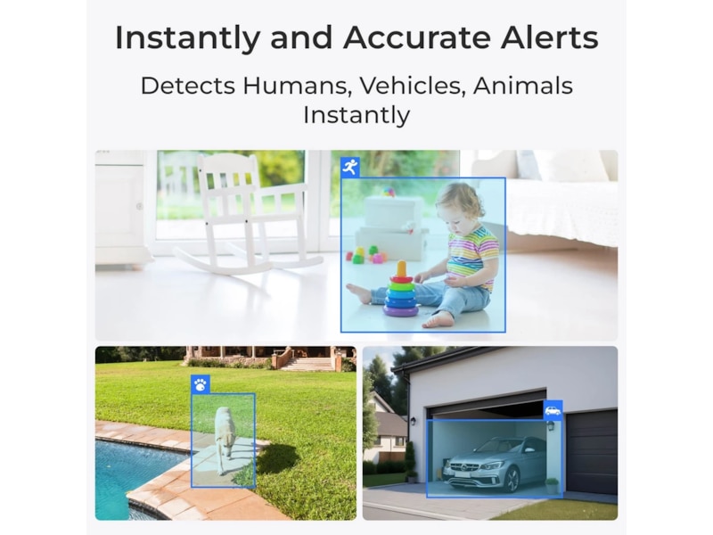 Reolink Home Hub med 4x Argus 3 pro kamera Overvågningskameraer