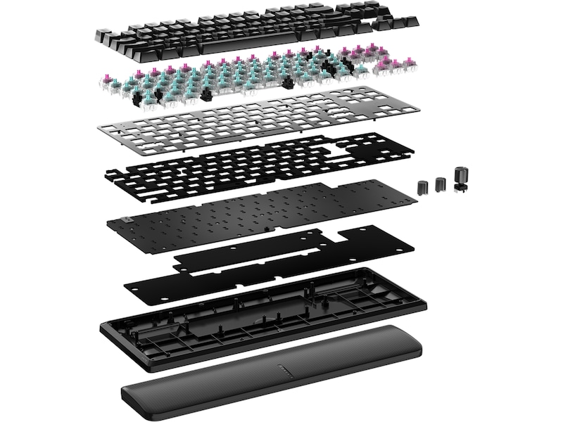 Corsair K70 PRO TKL RGB Gaming Keyboard (sort) Gamingkeyboard