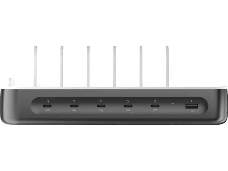 4smarts Team 100W Opladestation (space grey) Ladestation