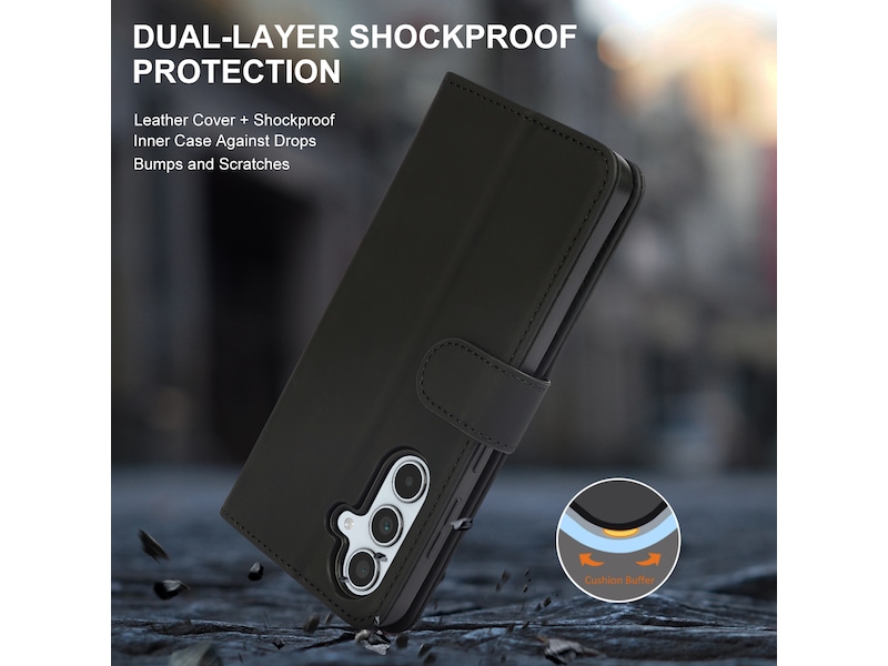 iiglo Galaxy A36 Wallet cover (sort) Mobilcover