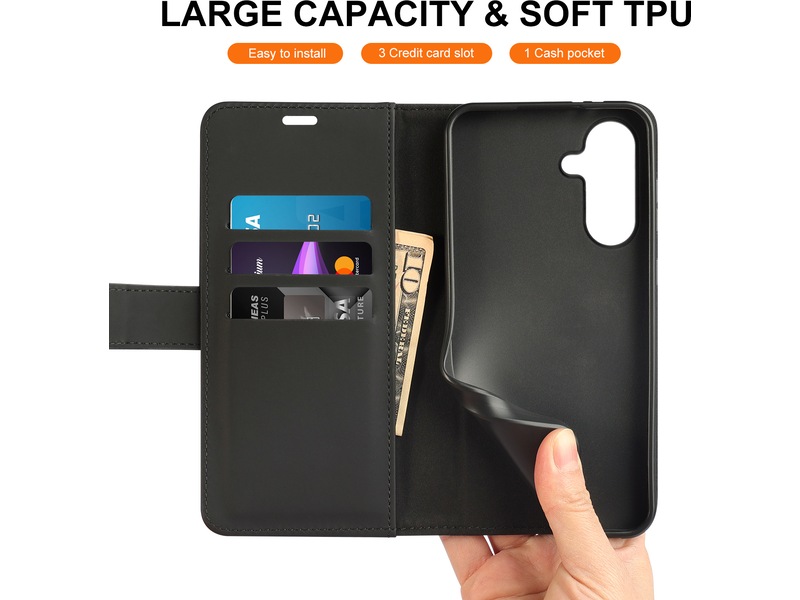 iiglo Galaxy A36 Wallet cover (sort) Mobilcover