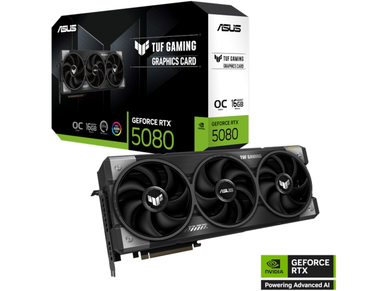 ASUS TUF Gaming GeForce RTX 5080 OC Grafikkort