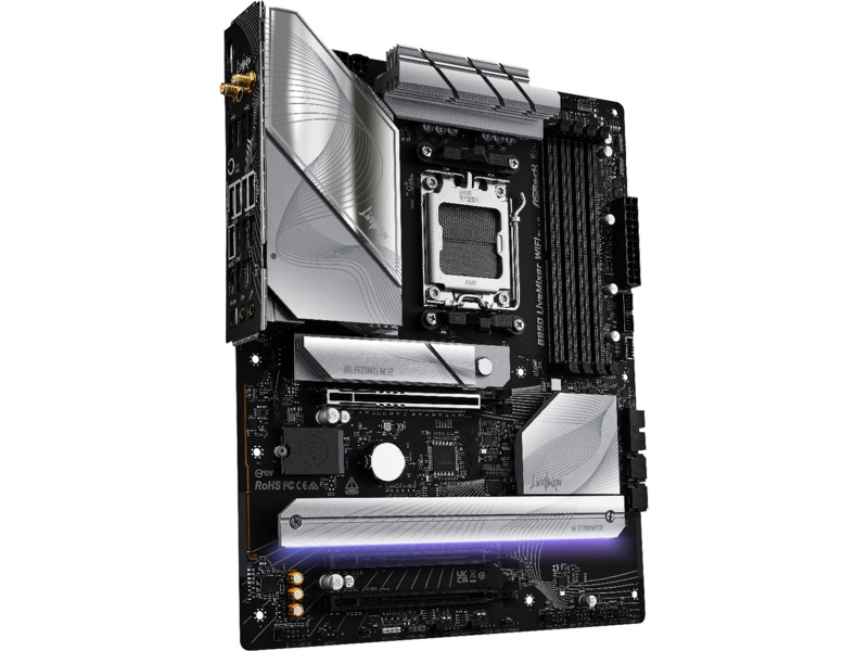 ASRock B850 LiveMixer WiFi Bundkort AMD Socket