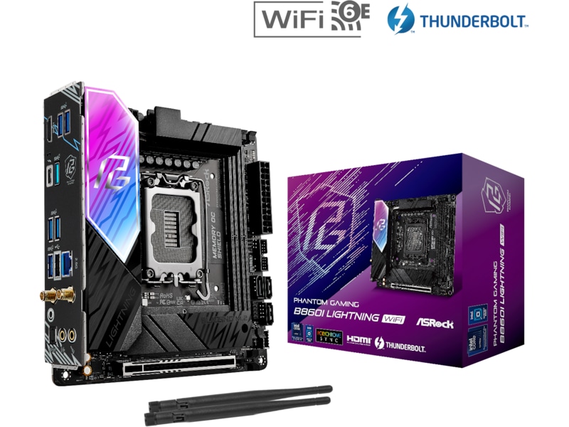 ASRock B860I Lightning WiFi Bundkort Intel Socket