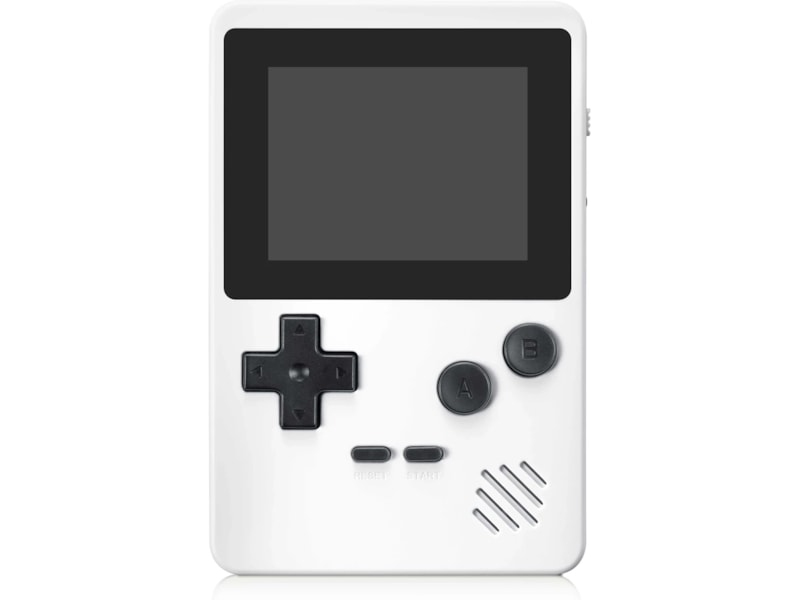 Gaming Tech CT-885 8-bit bærbar spillekonsol (hvid) Håndholdte spillekonsoller