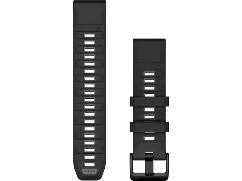 Garmin QuickFit Silikonerem 22mm (sort/grå) Rem