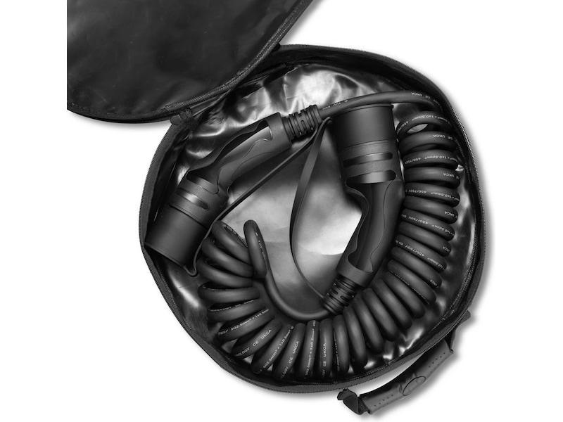 EV-Charge 2500 ladekabel spiral 11 kW 7 m Elektriske bil opladerkabler