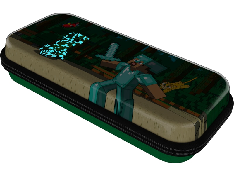 PDP NSW Travel Case Plus GLOW (minecraft forest battle) Tilbehør til spilkonsoller