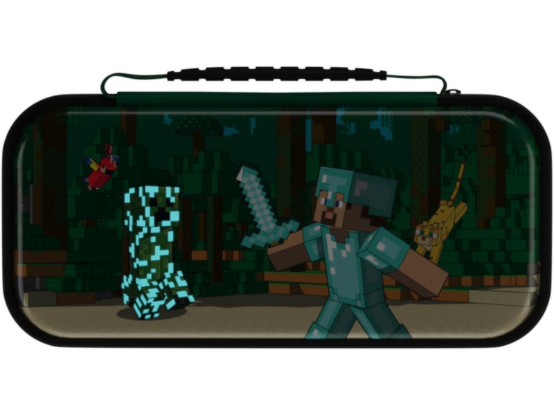 PDP NSW Travel Case Plus GLOW (minecraft forest battle) Tilbehør til spilkonsoller