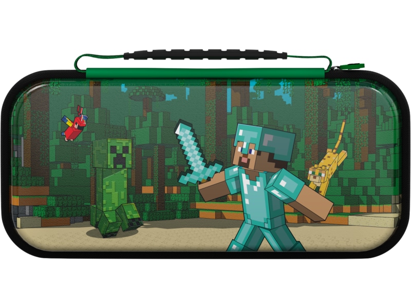 PDP NSW Travel Case Plus GLOW (minecraft forest battle) Tilbehør til spilkonsoller