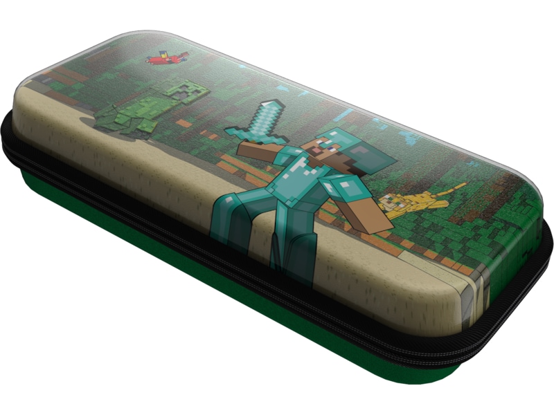 PDP NSW Travel Case Plus GLOW (minecraft forest battle) Tilbehør til spilkonsoller