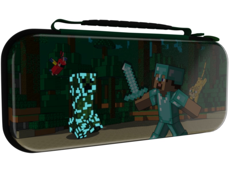 PDP NSW Travel Case Plus GLOW (minecraft forest battle) Tilbehør til spilkonsoller