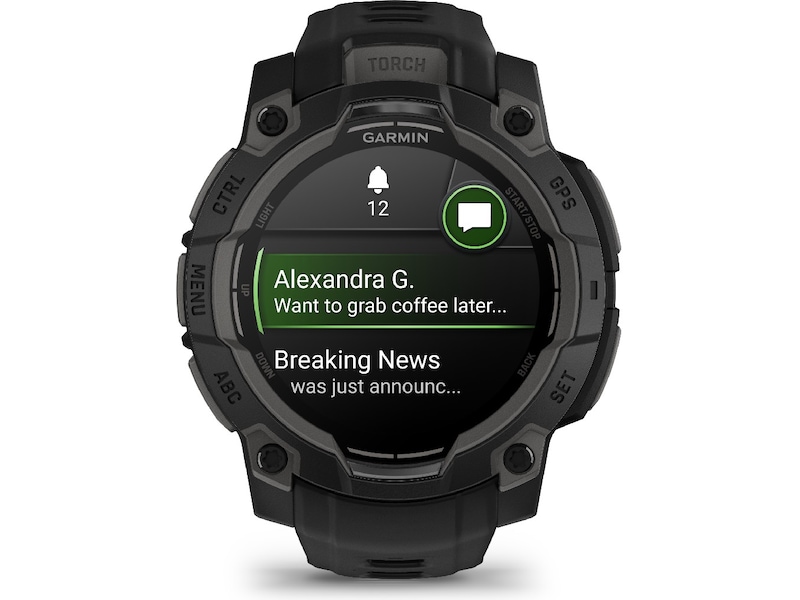 Garmin Instinct 3 AMOLED 45mm (sort) Smartwatches