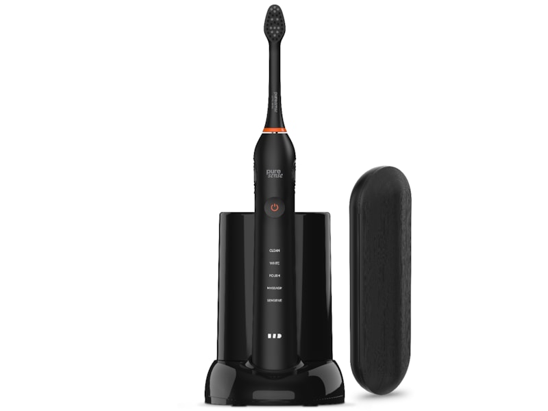 Puresense Dental C Sonic Enhanced Bundle (sort) Elektriske tandbørster