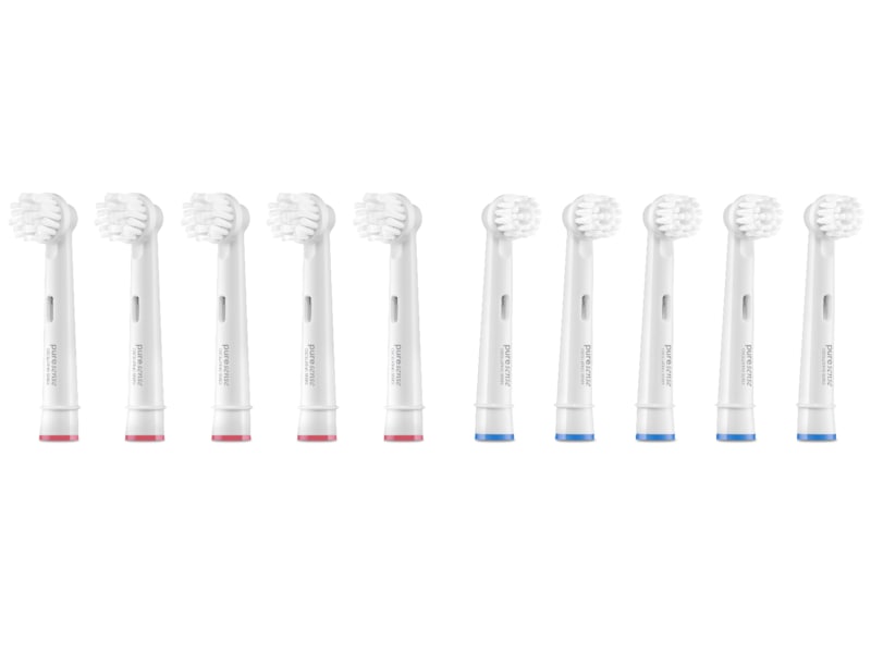 Puresense Dental C Oscillating Tandbørstehoveder 10 stk. (hvid) Tandbørstehoveder