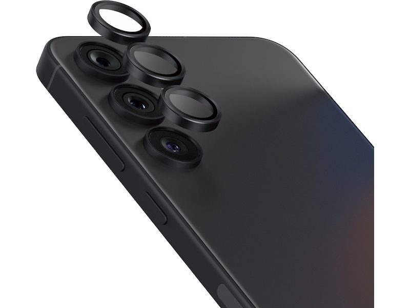 PanzerGlass Galaxy S25 Hoops Ceramic Linsebeskytter (sort) Skærmbeskyttelse mobiltelefon