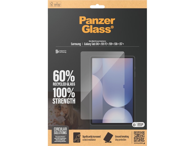 PanzerGlass Galaxy Tab S7+/S8+/S9+/S9 FE+/S10+ Skærmbeskytter Skærmbeskyttelse tablet