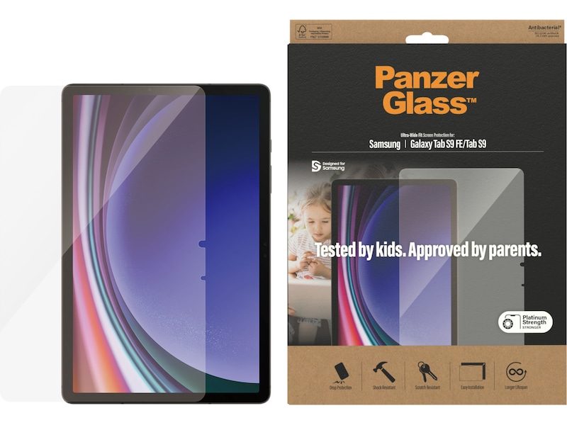 PanzerGlass Galaxy Tab S9 FE / S9 Skærmbeskytter Skærmbeskyttelse tablet