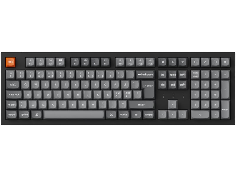 Keychron K10 MAX Trådløst gamingtastatur (super red) Gamingkeyboard