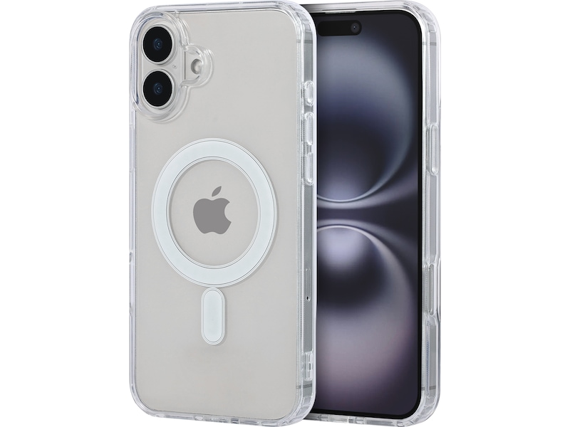 iiglo iPhone 16 Plus Magnetic Clear Case (gennemsigtig) Mobilcover