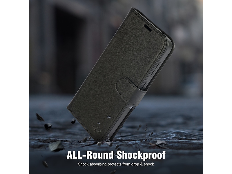 iiglo Galaxy A56 2-i-1 Wallet cover (sort) Mobilcover