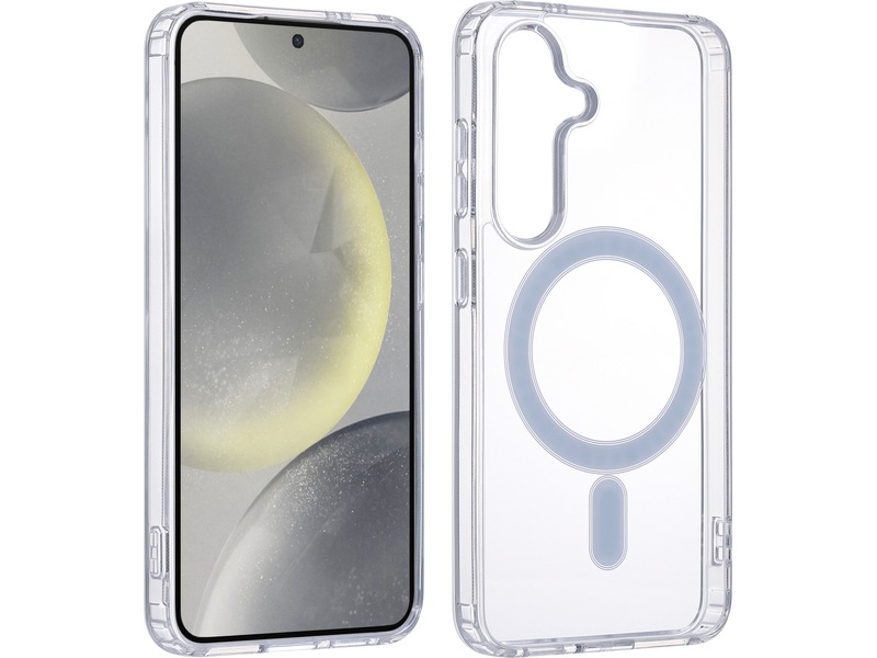 iiglo Galaxy S24 Magnetic Clear Case (gennemsigtig) Mobilcover