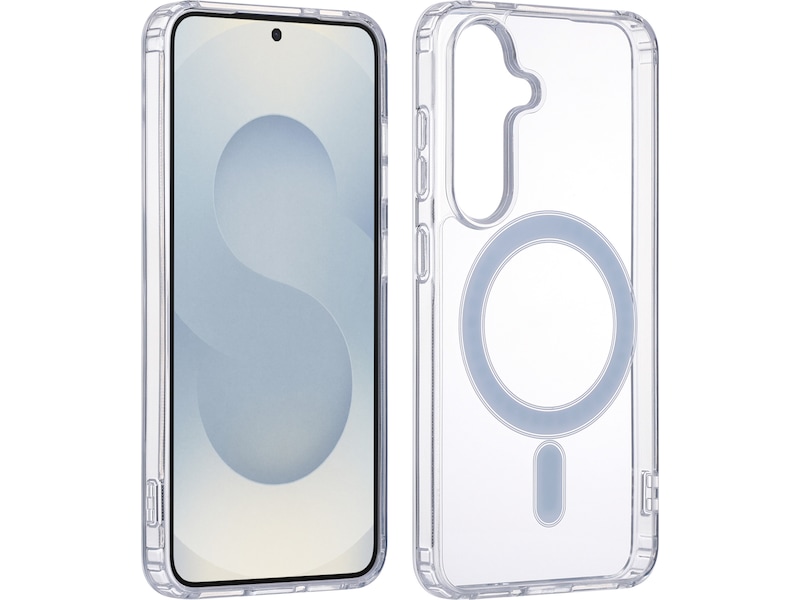 iiglo Galaxy S25 Magnetic Silikone cover (gennemsigtig) Mobilcover