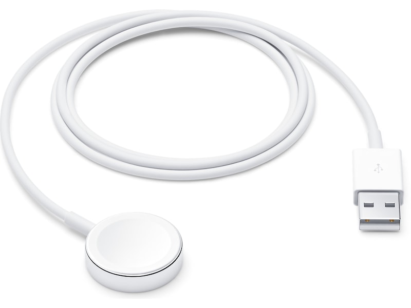 Apple Watch magnetisk ladekabel 1m (hvid) Oplader