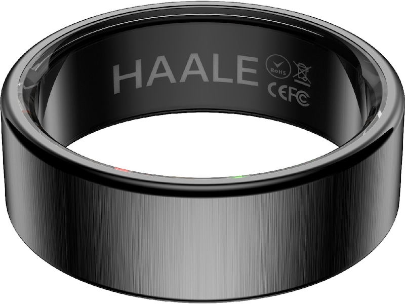 Haale II Smart Ring str. 10 (mat sort) Smart ring
