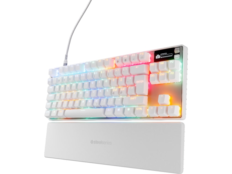 SteelSeries Apex Pro TKL Gen 3 gamingtastatur (hvid) Gamingkeyboard
