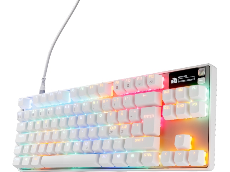 SteelSeries Apex Pro TKL Gen 3 gamingtastatur (hvid) Gamingkeyboard