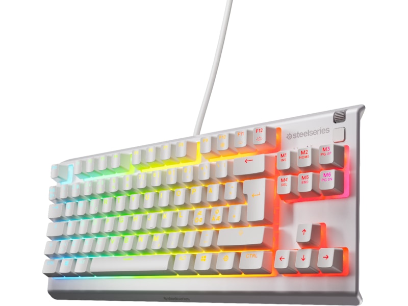 SteelSeries Apex 3 TKL gamingtastatur (hvit) Gamingkeyboard