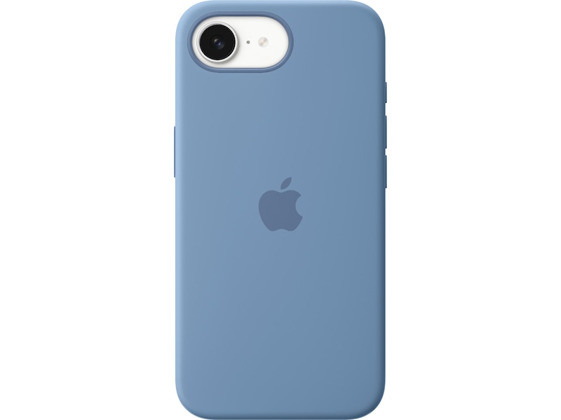 iPhone 16e Silikone cover (vinterblå) Mobilcover