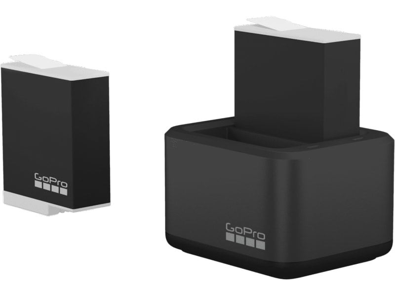 GoPro Dual Battery Charger m/ 2 Enduro batterier Kamera – batteriopladere