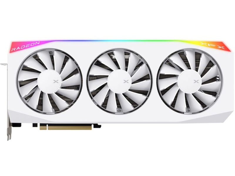 XFX Mercury AMD Radeon RX 9070XT OC White Magnetic Air Edition with RGB Grafikkort