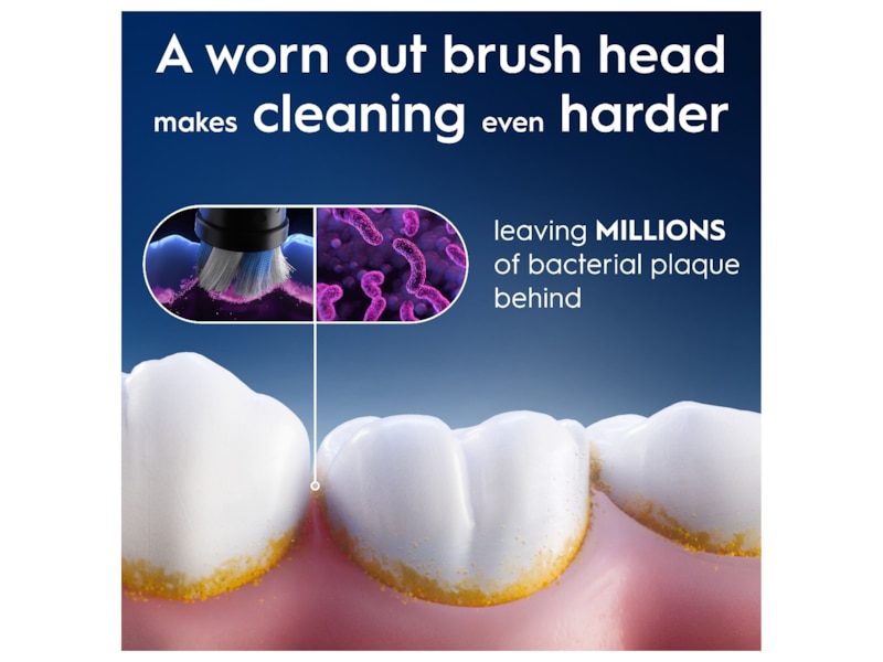 Oral-B iO Gentle Care børstehoveder 6 stk. (sort) Tandbørstehoveder