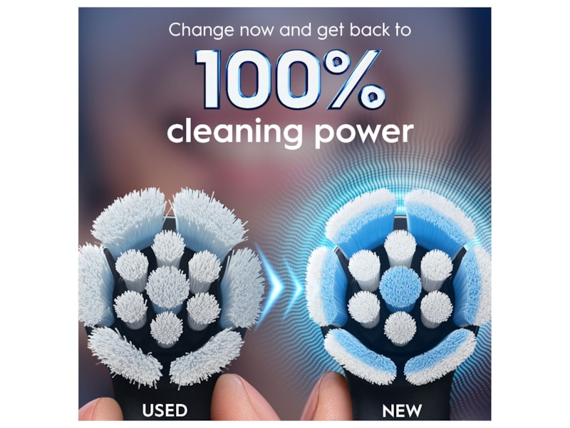 Oral-B iO Gentle Care børstehoveder 6 stk. (sort) Tandbørstehoveder