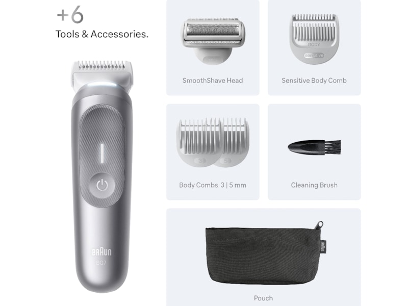 Braun Series 7 kropstrimmer (grå) Barbermaskine
