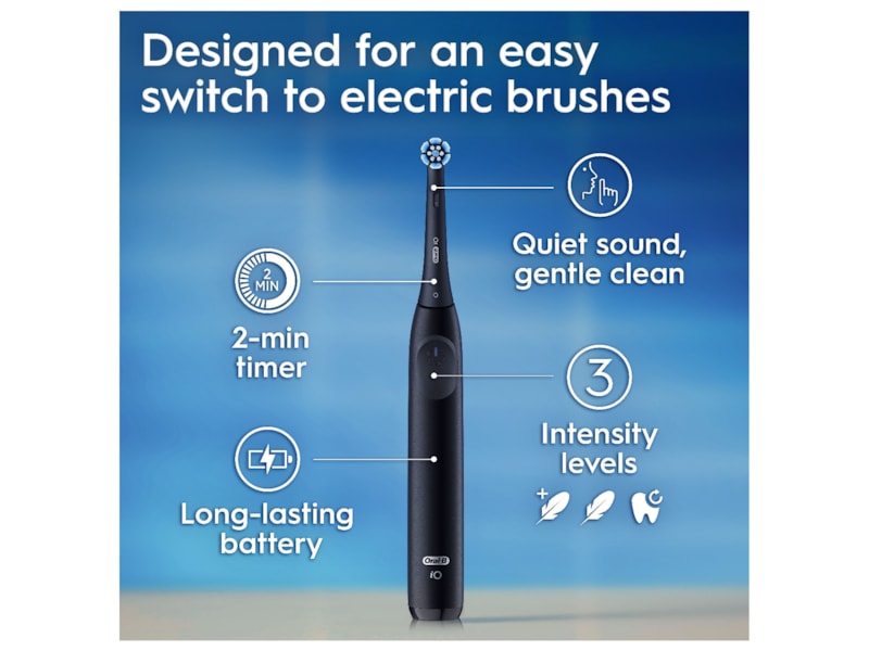 ORAL-B iO2 Series Elektrisk tandbørste (Night Black) Elektriske tandbørster