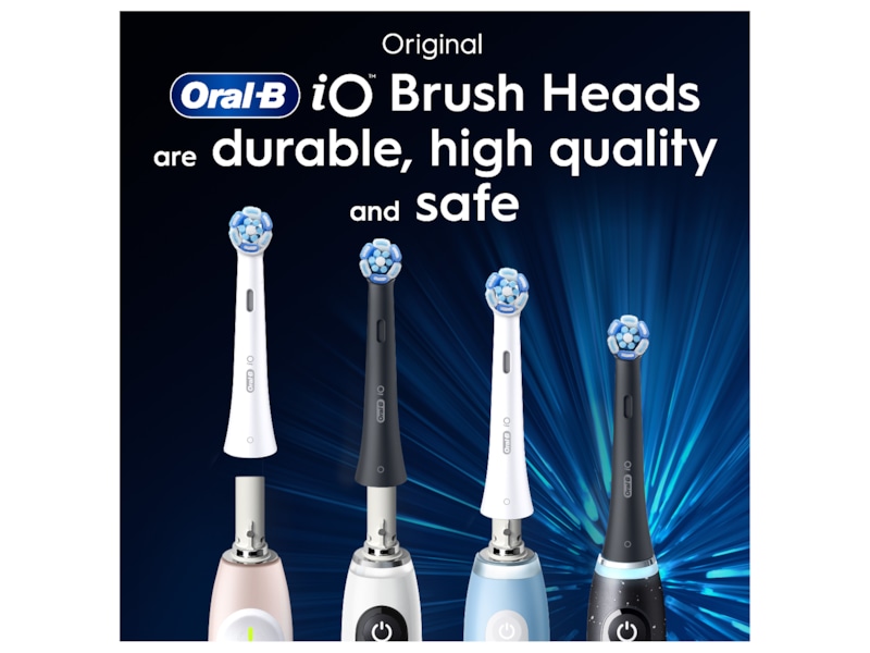 Oral-B iO Ultimate Clean børstehoveder 3 stk. (sort) Tandbørstehoveder