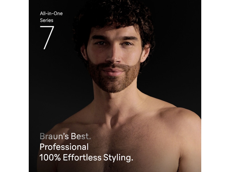 Braun Series 7 All-in-One grooming-sæt (blå) Hårtrimmer