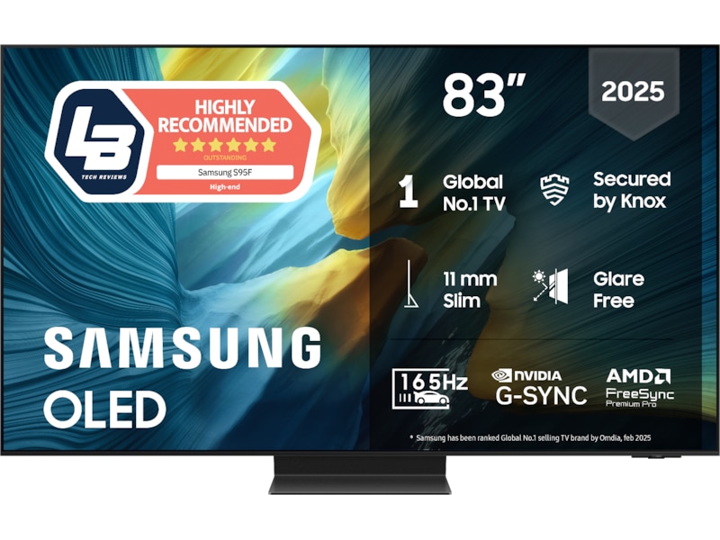 Samsung 83" S95F OLED 4K Smart TV (2025) Over 80 tommer TV
