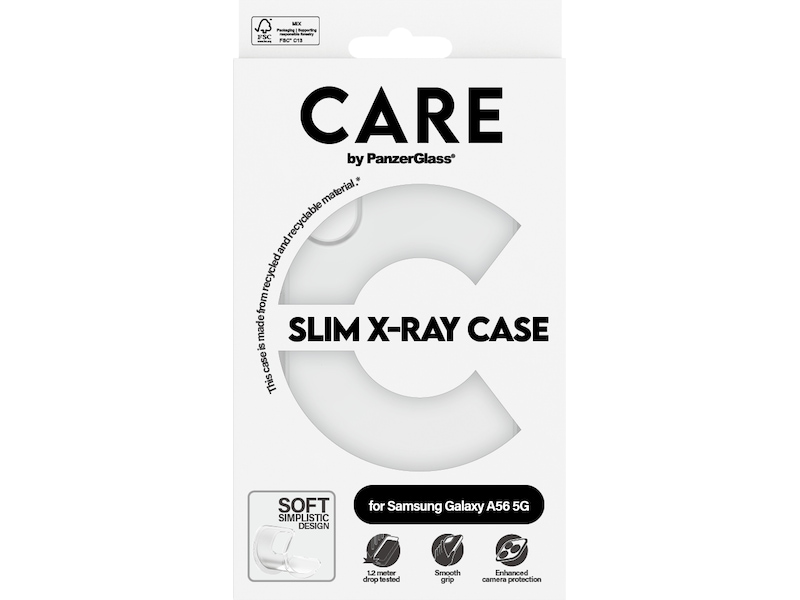 PanzerGlass CARE Galaxy A56 5G Fashion silikone cover (gennemsigtig) Mobilcover