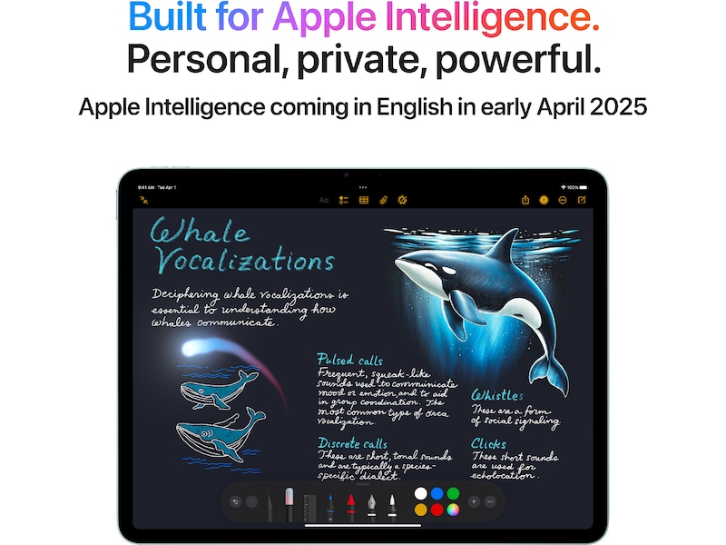 iPad Air 13" (2025) 128GB 5G (stjerneskær) Tablets