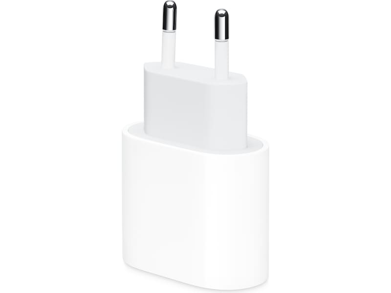 Apple 20W USB-C Vægoplader (hvid) Mobilopladere